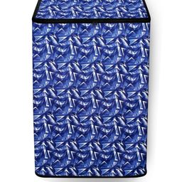 The Furnishing Tree Washing Machine Cover Frieze Pattern Blue Compatible for Whirlpool 6.5 Kg Fully-image-99