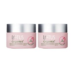 Lotus Organics+ Set Of 2 Precious Brightening Cream - White Peony - 30 g Each-6