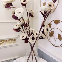 Myntra Elegant Homes White 1 Pieces Rose Calathea Artificial Flower-image-95
