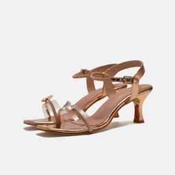 JM Looks Embellished Party Kitten Sandals with Bows-picture-0
