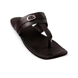 SG STAR Women Textured Ethnic T-Strap Flats with Buckles-9