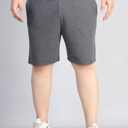Rute Men Plus Size Pure Cotton Mid-Rise Shorts-image-63