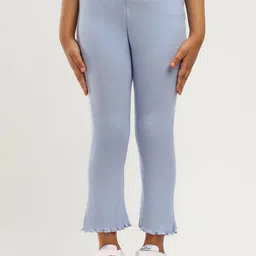 Somersault Girls High-Rise Regular Fit Pure Cotton Bootcut Trouser-image-49