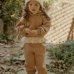 LULU & SKY Girls Camouflage Printed Slim Fit Trousers-picture-27