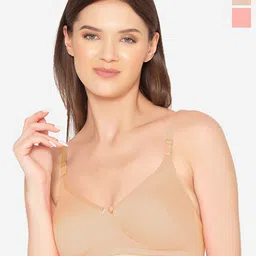 GROVERSONS Paris Beauty Women Pack of 2 Non Padded Non-Wired Full Coverage  Bra-20