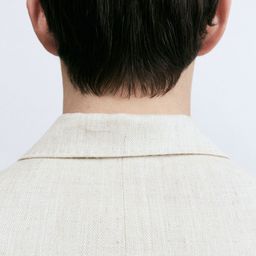 H&M Regular Fit Linen-Blend Jacket image 4