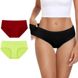 Diving Deep Women Pack of 3 Cotton Hipster Briefs-image-78