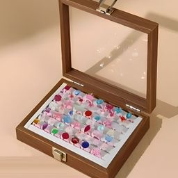 KriShyam Brown Set of 1 Regular Jewellery Organiser Organisers-42
