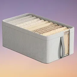 HOUSE OF QUIRK Grey Set of 3 Regular Multi-Utility Organisers image 5