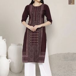 Anouk Rustic Women Pack Of 2 Printed Crepe Straight Kurtas-4