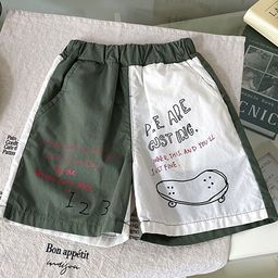 LULU & SKY Boys Printed Loose Fit High-Rise Shorts-image-55