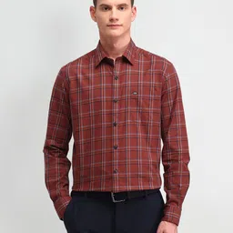 Arrow Sport Men Manhattan Slim Fit Opaque Checked Casual Shirt-picture-8