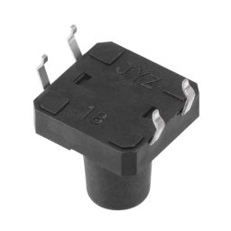 4-Pins DIP Momentary Square Tactile Push Button Switch 5 Pieces - 12x12x12mm image 4