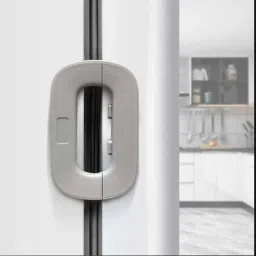 REFRIGERATOR SAFTY DOOR LOCK 3122 CHILD AND PET SAFTY LOCK,WITHOUT KEY SAFTY LOCK , 1 L Compact Refrigerator-image-36