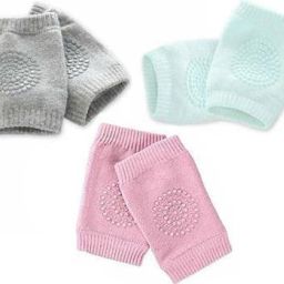Baby Knee Pads for Kids Safety Crawling, Anti-Slip Padded Stretchable Elastic Elbow Safety Leg Warmer Knee Support Protector Unisex Baby Toddlers Knee pads Light grey,Sky blue,Pink Baby Knee Pads (Cotton Soft Breathable Comfortable Knee Cap Elbow Safety Leg Warmer Knee Support Protector) Grey, Pink, Blue Baby Knee Pads-image-15