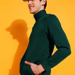 INDICLUB Men Running Open Front Jacket image 2