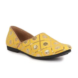 FAUSTO Men Round Toe Slip-On Mojaris-image-81