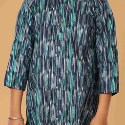 The Mini Trunk Boys Abstract Printed Kurta with Pyjama image 5