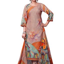 PARVOTSAV Brown Cotton Blend Kurta Sets-picture-47