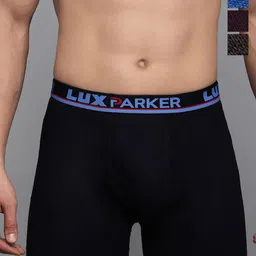 LUX PARKER Pack Of 4 Pure Cotton Long Trunks LUX_PARKER_ICD_DRW_COL_4PC-picture-5