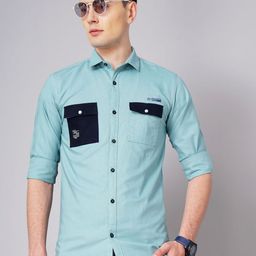THE BEETEL HOUSE Men Solid Standard Slim Fit Casual Shirt-picture-8