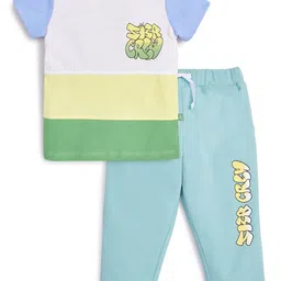 JusCubs Boys Printed Pure Cotton T-shirt & Joggers-image-37