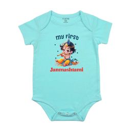FFLIRTYGO Infants Janmashtami Printed Cotton Envelope Neck Bodysuit-image-87