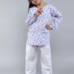 Little Clothings Girls Printed Night suit-picture-35