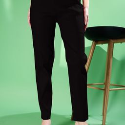 Fashion2wear Women Original Slim Fit High-Rise Easy Wash Trousers-image-90