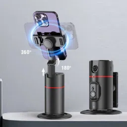 EVAAENTERPRISES P02 Gimbal in Black Color 2 Axis Gimbal for Mobile, Camera image 2