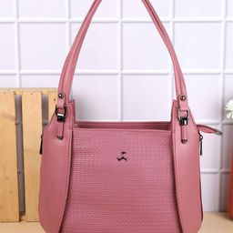 Mochi Textured Structured Shoulder Bag-58