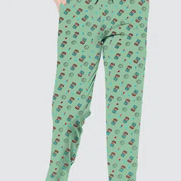 Tee Weavers Girls Printed Cotton Lounge Pants-picture-35