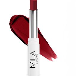 MILA BEAUTE Locked In Lips Transfer Proof Lipstick With Vitamin E - 3.2 g-Berry Me 14-91