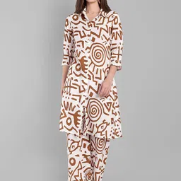 Pashet Women Printed Regular Kurta with Trousers-picture-45
