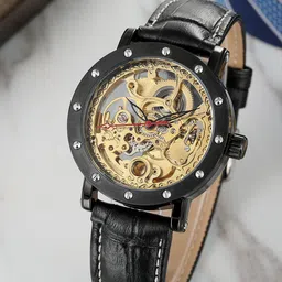 FORSINING Men Skeleton Dial Analogue Watch FSG8159M3B1-20
