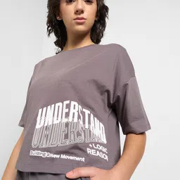 Ajile by Pantaloons Women Extended Sleeves Cotton Boxy Top-image-97
