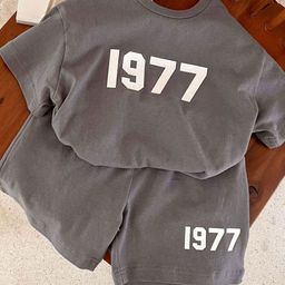 FOREVER FRIDAY Boys Printed Round Neck T-shirt with Shorts-picture-24