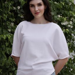 RAHI TRENDZ Women Ribbed Batwing Sleeve Top-image-39