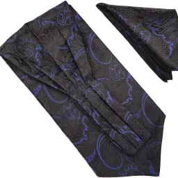 VOICI Mens Ascot Necktie and Pocket Square Cravat-picture-23