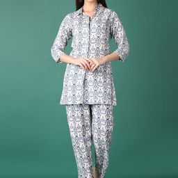 V-Mart Women Ethnic Printed Co Ord Set-image-77