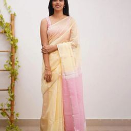 QENY Woven Design Saree-image-86