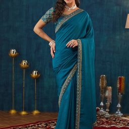 KALINI Embellished Beads and Stones Saree-picture-11