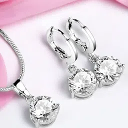 fabula CZ Stone Studded Jewellery Set-image-23