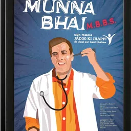 Chaka Chaundh Wall Art with Frame-56