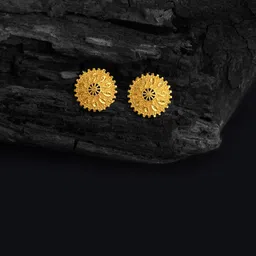 Luv Fashion women Circular Studs Earrings-picture-12