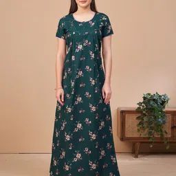 Sand Dune Women Printed Maxi Nightdress-image-41