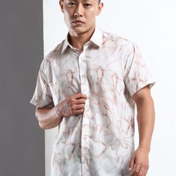 THE BEETEL HOUSE Abstract Printed Casual Shirt-image-90