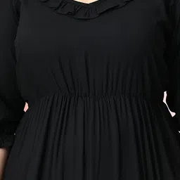 PrettyPlus by Desinoor.com Plus Size Fit and Flare Midi Dress image 2