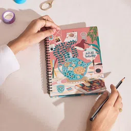 Chumbak Ideas Brewing Printed Spiral Notebook-71