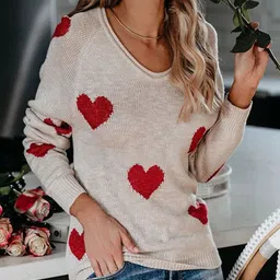 StyleCast Women Printed Pullover Sweaters-picture-36